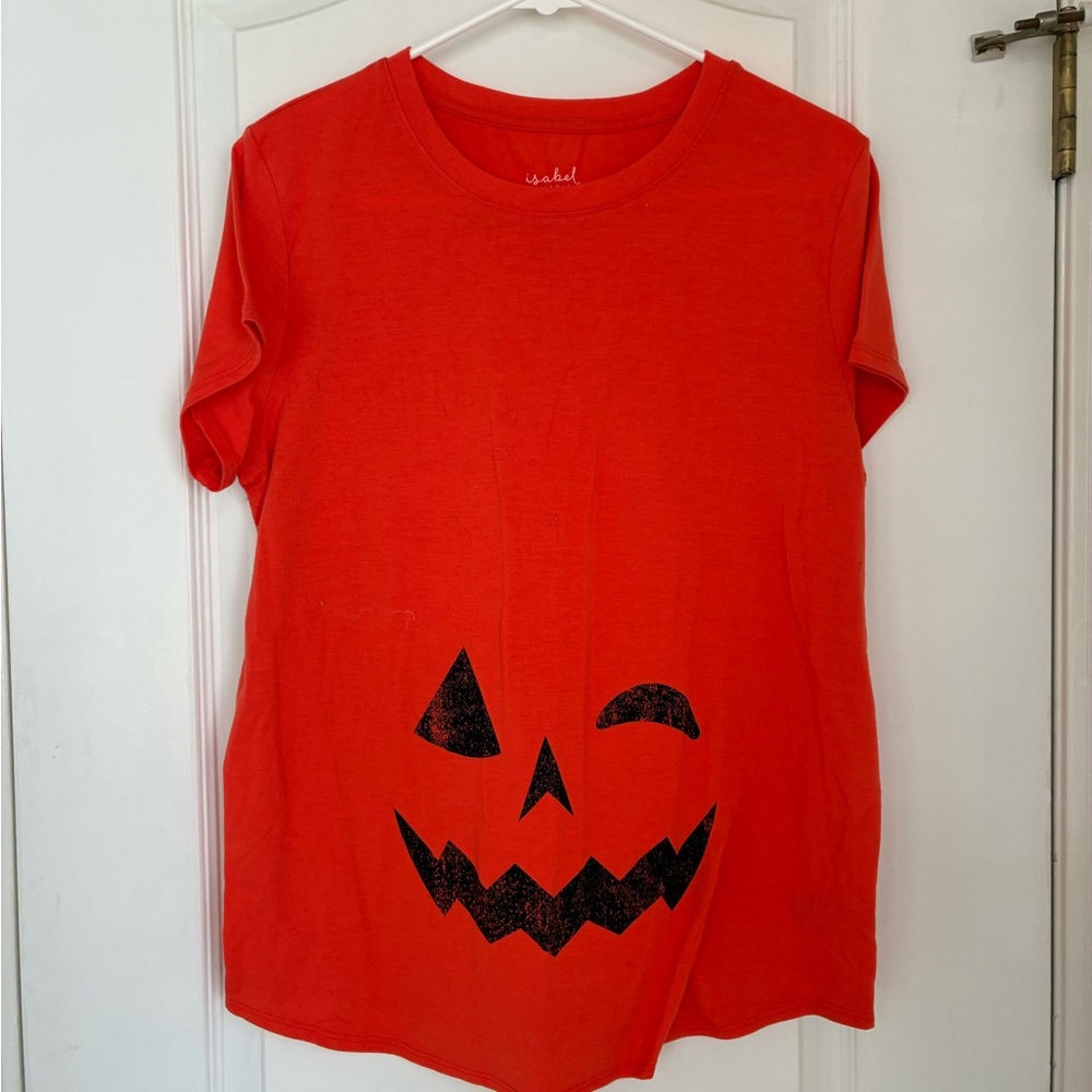 Isabel Maternity by Ingrid & Isabel Red Short Sleeve Maternity Tee